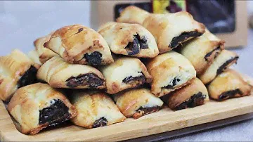 Песочное печенье с начинкой "Финик". Домашнее печенье к чаю