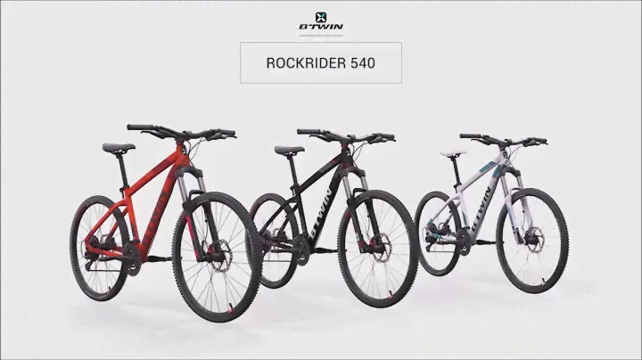 ГОРНЫЙ ВЕЛОСИПЕД 27,5 ROCKRIDER 540 B'TWIN