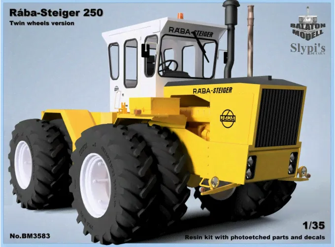 Сборная модель Rába-Steiger 250 heavy tractor w. twin wheels-1