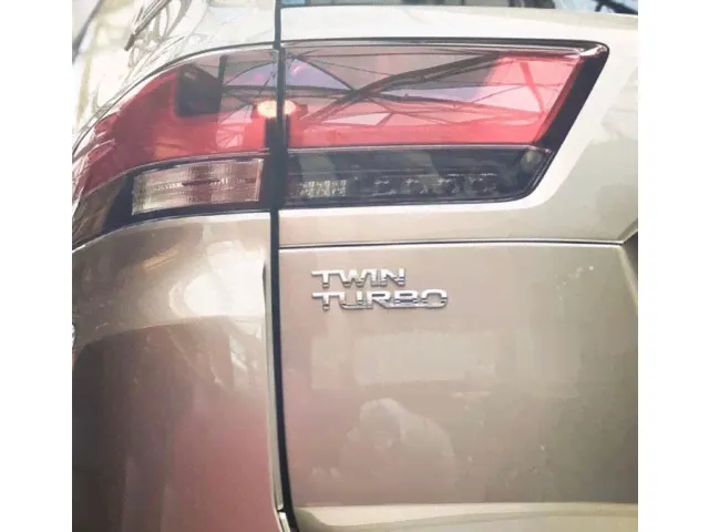 Land Cruiser 300 Эмблема на крышку багажника, надпись Twin Turbo, хром-0